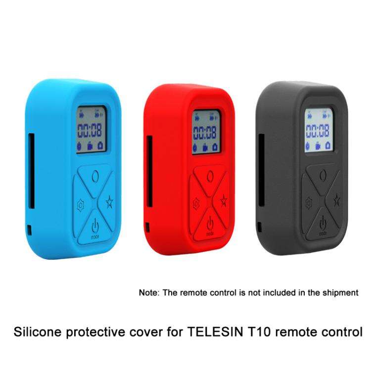 For TELESIN T10 Remote Control Silicone Protective Case Anti-scratch and Drop-proof Cover(Blue)