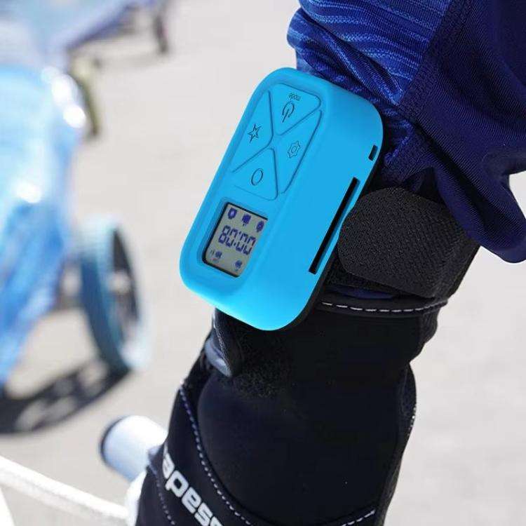 For TELESIN T10 Remote Control Silicone Protective Case Anti-scratch and Drop-proof Cover(Blue)