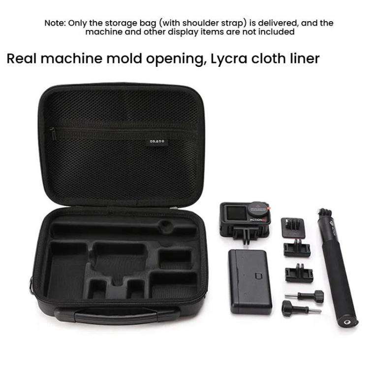 BKANO For DJI Osmo Action 3 / 4 / 5 Pro Sports Camera Storage Bag Portable Protective Bag Case(Bl...