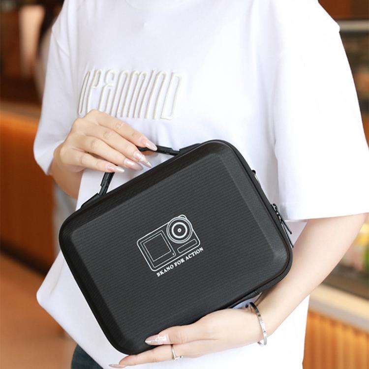 BKANO For DJI Osmo Action 3 / 4 / 5 Pro Sports Camera Storage Bag Portable Protective Bag Case(Bl...