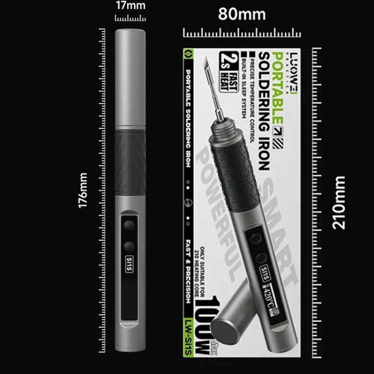 LUOWEI SI1S Intelligent Soldering Iron 100W Automatic Sleeping Thermostat Repair Soldering Iron Pen