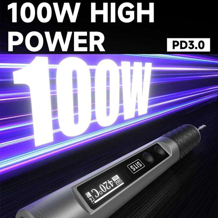 LUOWEI SI1S Intelligent Soldering Iron 100W Automatic Sleeping Thermostat Repair Soldering Iron Pen