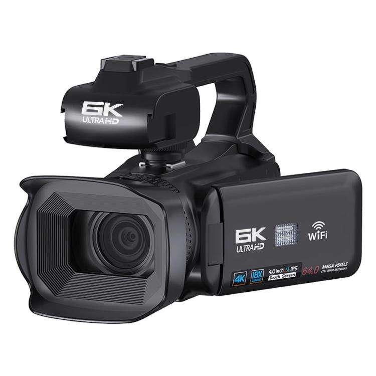 64MP 6K 18X Digital Zoom Ultra HD Video Camera With 4-Inch Touch Screen Camcorder 64G