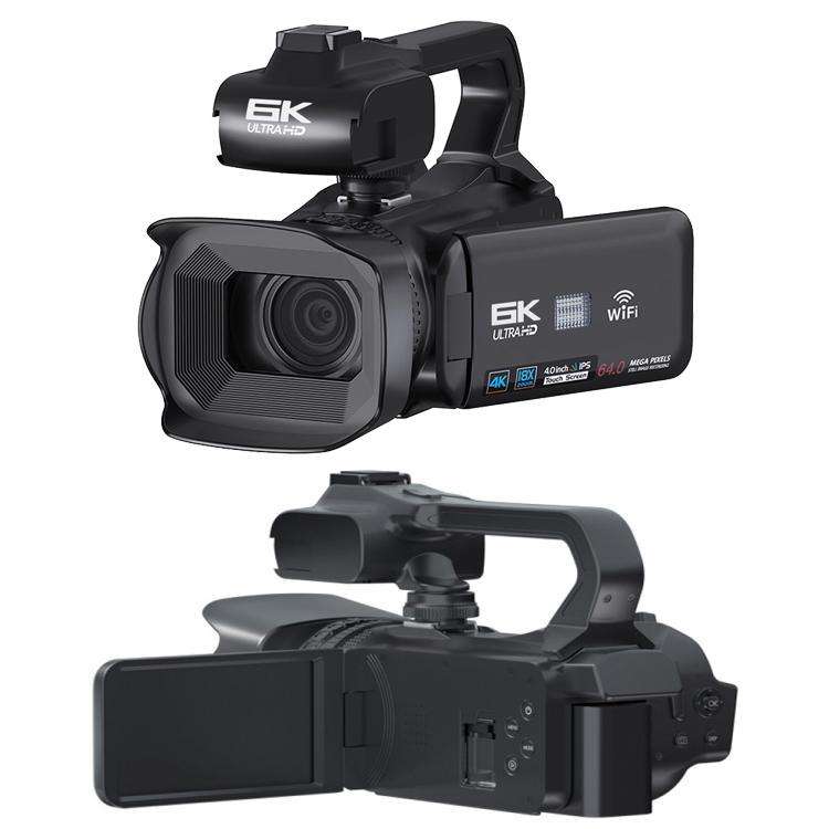 64MP 6K 18X Digital Zoom Ultra HD Video Camera With 4-Inch Touch Screen Camcorder 64G