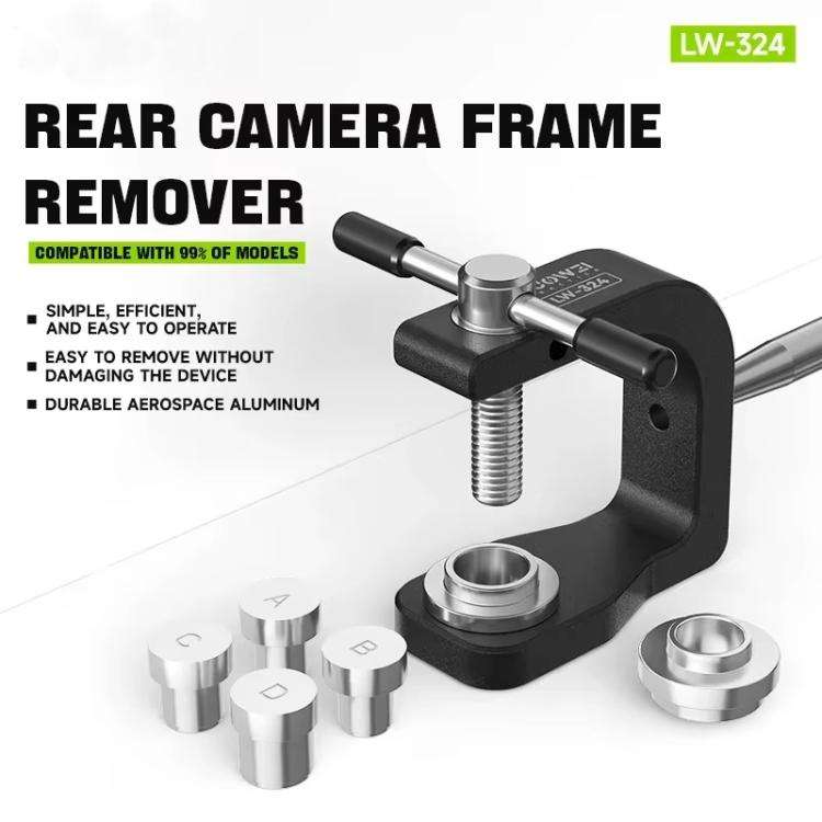 For iPhone Series LUOWEI LW-324 Camera Frame Remover Remove Cell Phone Rear Camera Without Grindi...