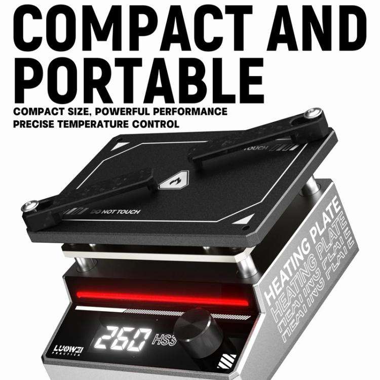 LUOWEI HS3 Universal Preheating Heating Station Layered Lamination Tinning Degumming Heating Stat...