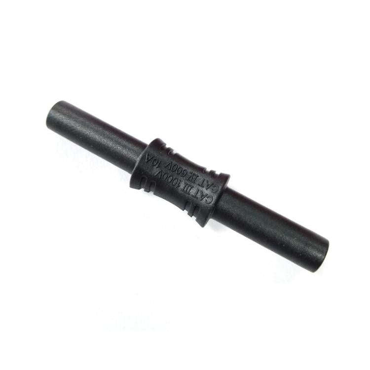 4mm Banana Adapter Multimeter Extension Cable Straight-through Connector(Black)