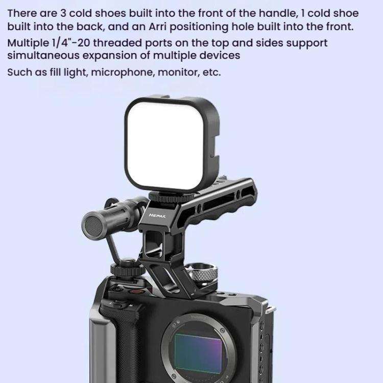HEPAIL DSLR Camera Grip Rabbit Cage Universal Photographic Equipment Expansion Accessories Handhe...