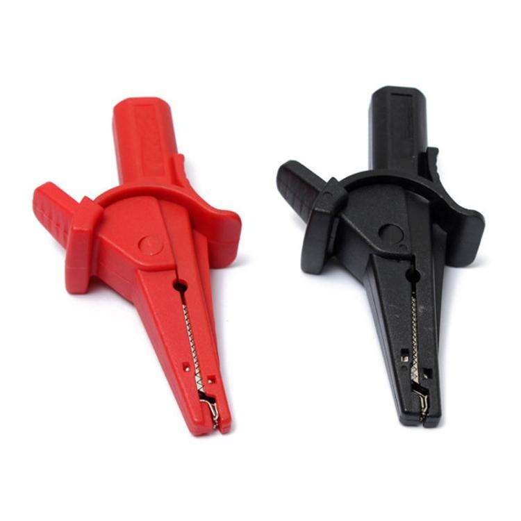 4mm Banana Jack Multimeter Insulation Test Alligator Clip(Black)