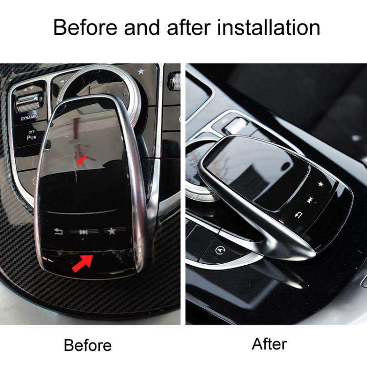 For Mercedes-Benz C / GLC Old Model Car Multimedia Mouse Cover Multi-Function Handwriting Board A...