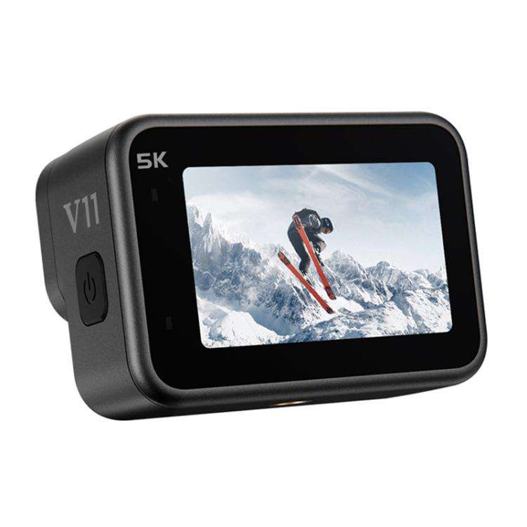 VIRAN V11 Dual-Color Screen 5K HD IP68 Waterproof Six-Axis Anti-Shake Sports Camera(Black)