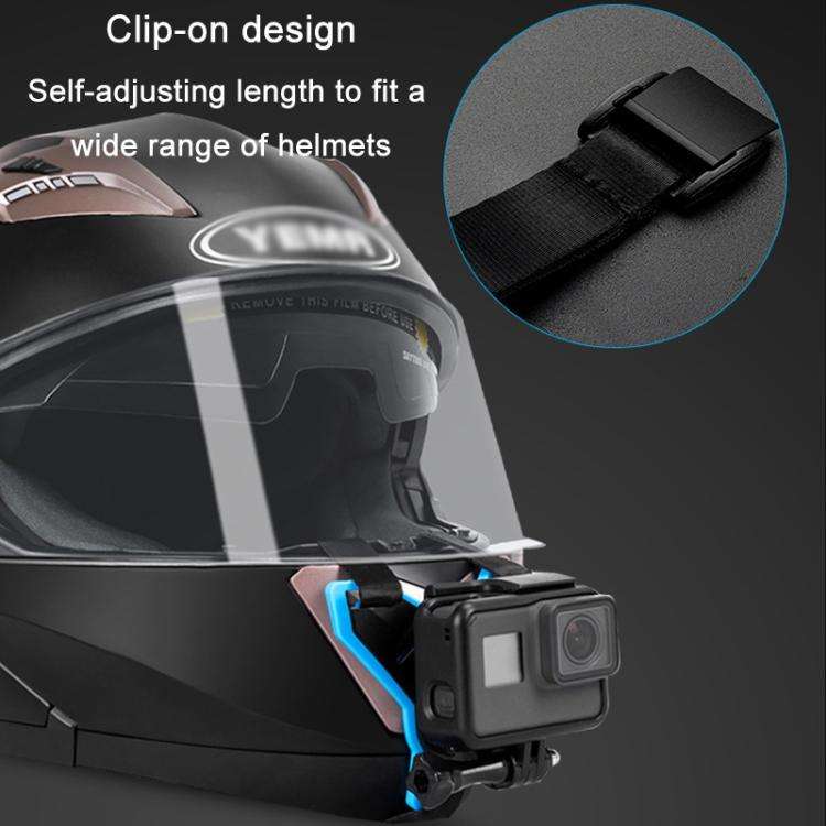 TELESIN Sports Camera Motorcycle Helmet Chin Mount Bracket For GoPro HERO Series / DJI Osmo Actio...