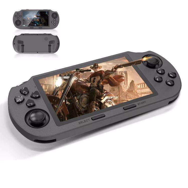 4.5-inch IPS Screen 64G Handheld Game Console Built-in 20000 Games, Model: SF3000 with 2 Handles