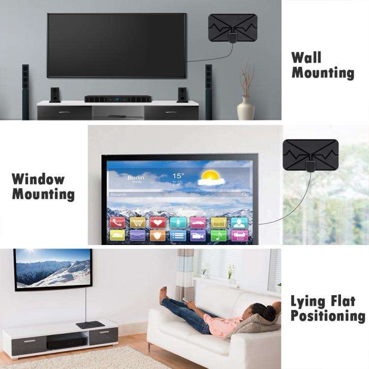 3600 Miles 4K Digital Antenna TV indoor Amplifier Signal Booster DVB-T2 HDTV Antenna
