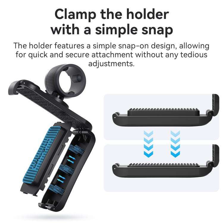 AMagisn Selfie Stick Hanger Action Camera Backpack Quick Attachment for Insta360 / DJI / GoPro(Bl...