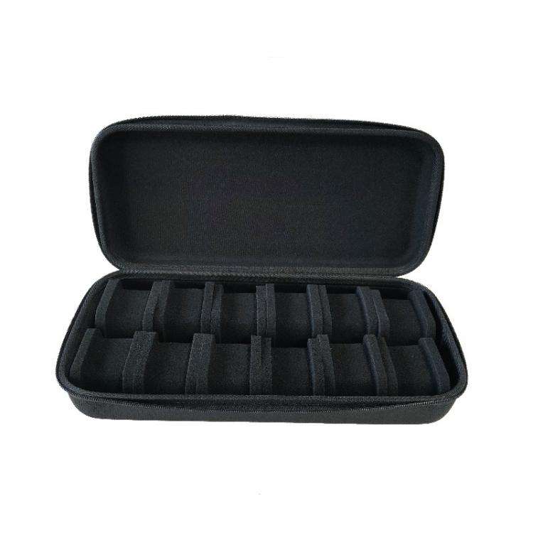 Large-capacity Smart Watch Storage Box with Sponge Inner Tray Portable Watch Storage Bag(12-slots)