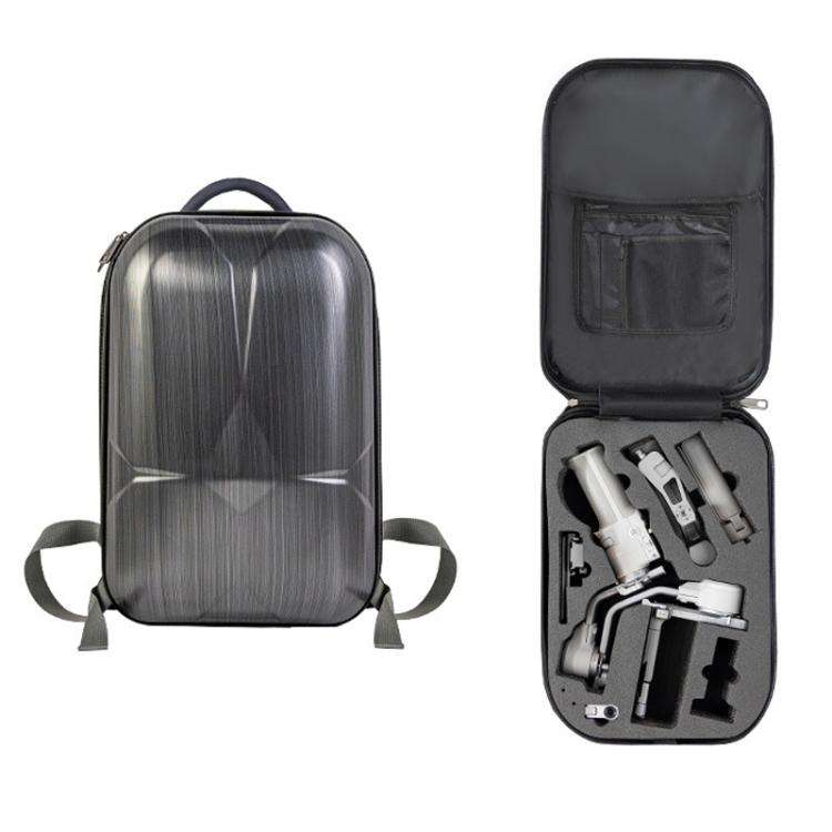 For DJI RS 4 Mini Large Capacity Waterproof Handheld Stabilizer PC Hard Shell Backpack(Brushed)