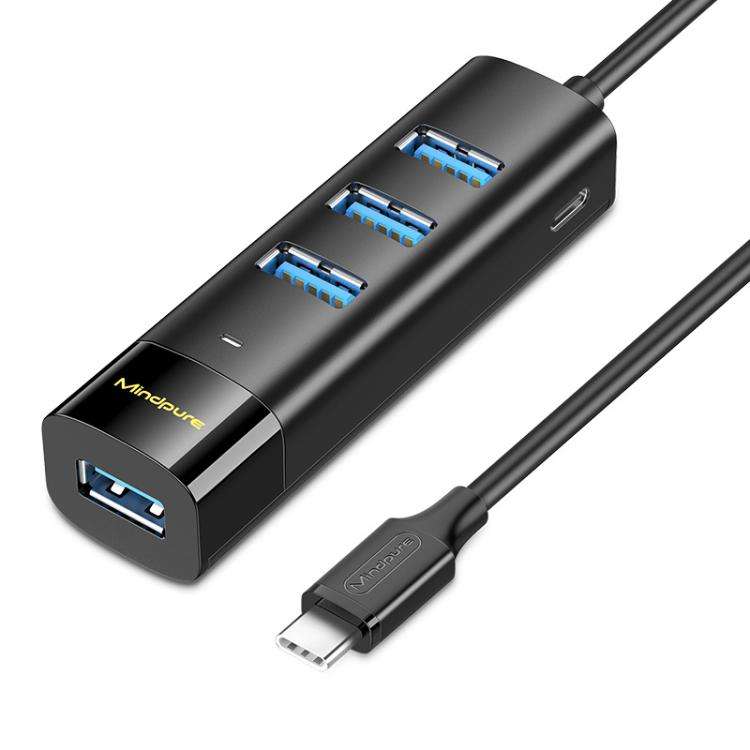 Mindpure US023 1m Type-C To 4-port USB3.0 Long Hub Docking Station Splitter