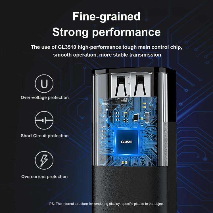 Mindpure US022 1m USB To 4-port USB3.0 Long Hub Docking Station Splitter