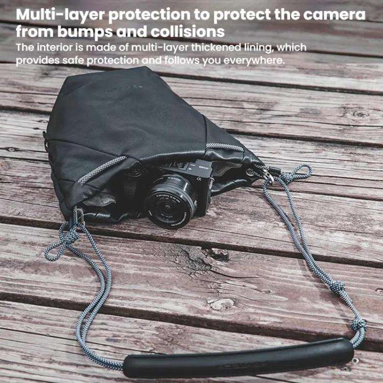 PGYTECH OneGo SLR Camera Waterproof Drawstring Bag, Color: White