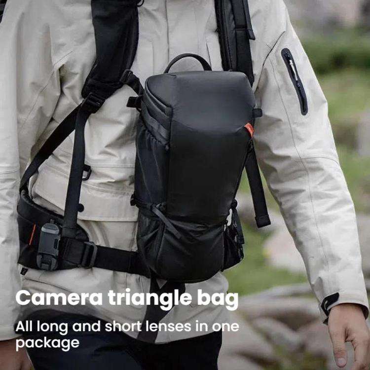PGYTECH DSLR Camera Crossbody Waist Triangle Bag(Black)