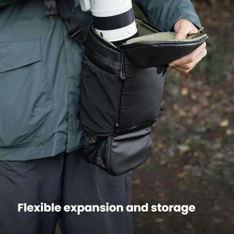 PGYTECH DSLR Camera Crossbody Waist Triangle Bag(Black)