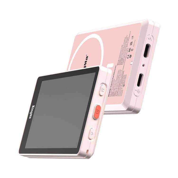 KingMa PH02 MAX Mobile Phone MagSafe Display Screen Selfie Live Streaming Phone Rear Camera(Pink)