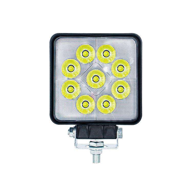 DC 12V-80V Forklift LED High Brightness Front Working Headlight, Size: 4 Inches 9 Beads
