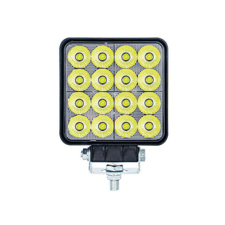 DC 12V-80V Forklift LED High Brightness Front Working Headlight, Size: 4 Inches 16 Beads