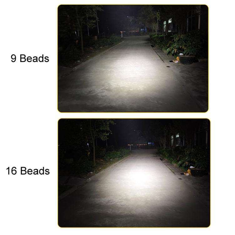 DC 12V-80V Forklift LED High Brightness Front Working Headlight, Size: 4 Inches 9 Beads