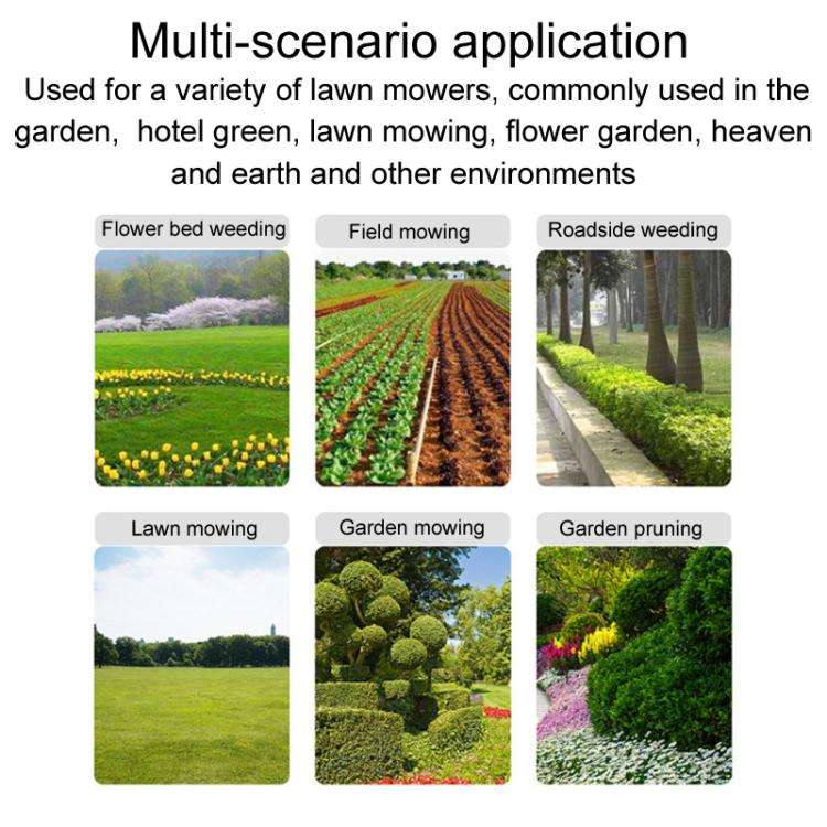 Automatic Rope Changing Mower Heads No Removal Garden Accessories, Style: Euro Size Aluminum