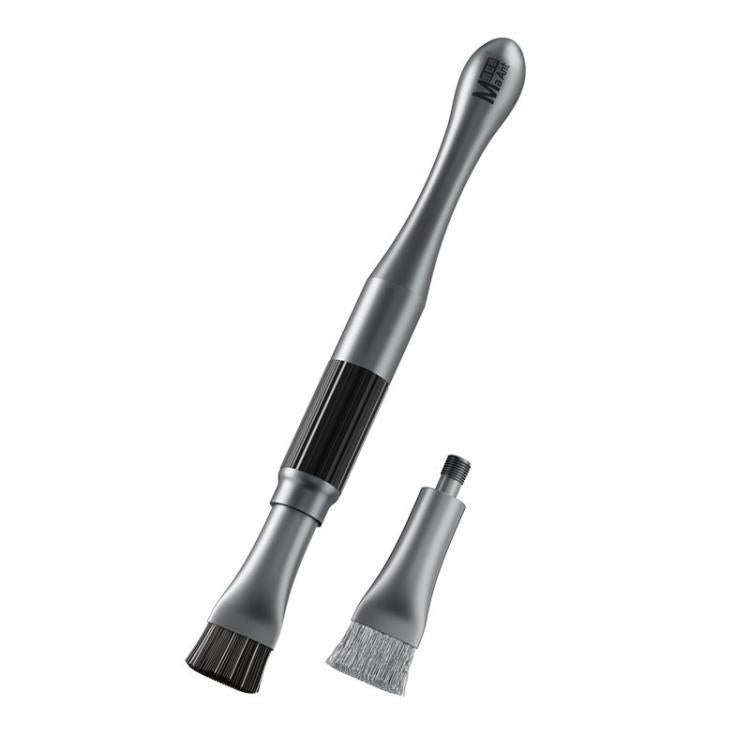 MaAnt 2 In 1 Stiffened Cylinder Short Brush Cell Phone Repair Motherboard Cleaning Brush