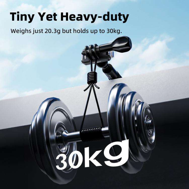aMagisn Mini Quick Release Mount for Sports Cameras, Spec: 2-claw Base+1/4 Inch Cover