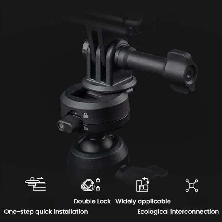 PGYTECH Motorcycle Rearview Mirror Quick Release Bracket(Black)