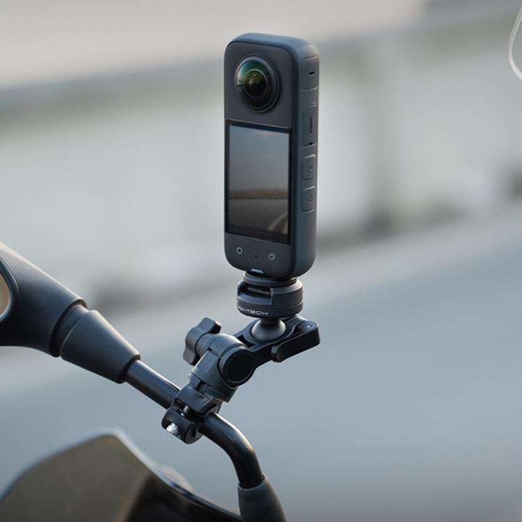 PGYTECH Motorcycle Rearview Mirror Quick Release Bracket(Black)