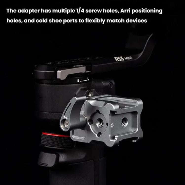 For DJI Ronin Series Stabilizer XILETU Quick Release NATO Clamp Cold Shoe Adapter