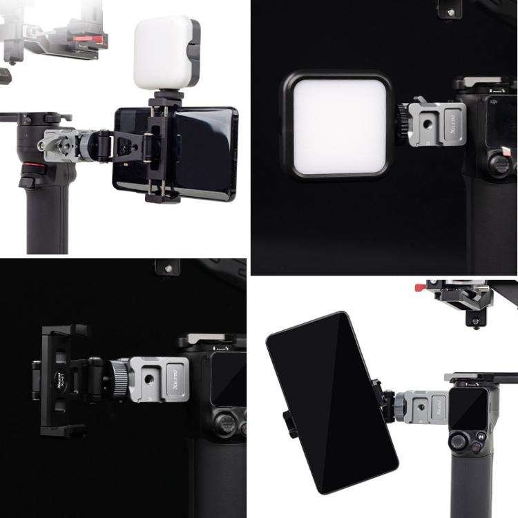For DJI Ronin Series Stabilizer XILETU Quick Release NATO Clamp Cold Shoe Adapter