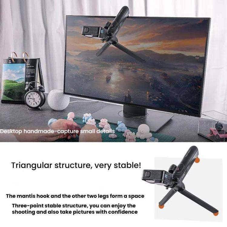 For GoPro PGYTECH Mantis Charging Grip Handheld Tripod