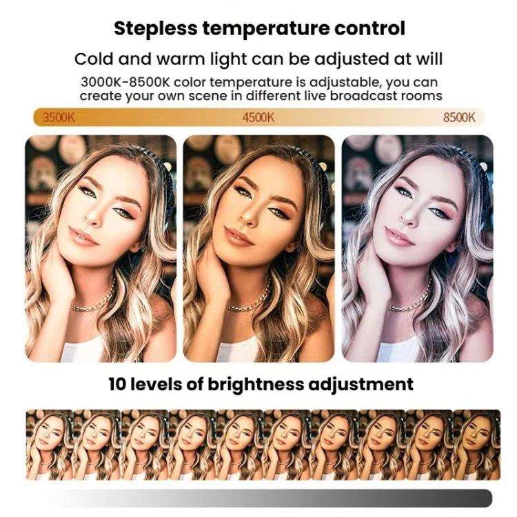 Live Streaming Fill Light LED Photography Lamp Mobile Phone Eye Protection Soft Light Selfie Lamp...