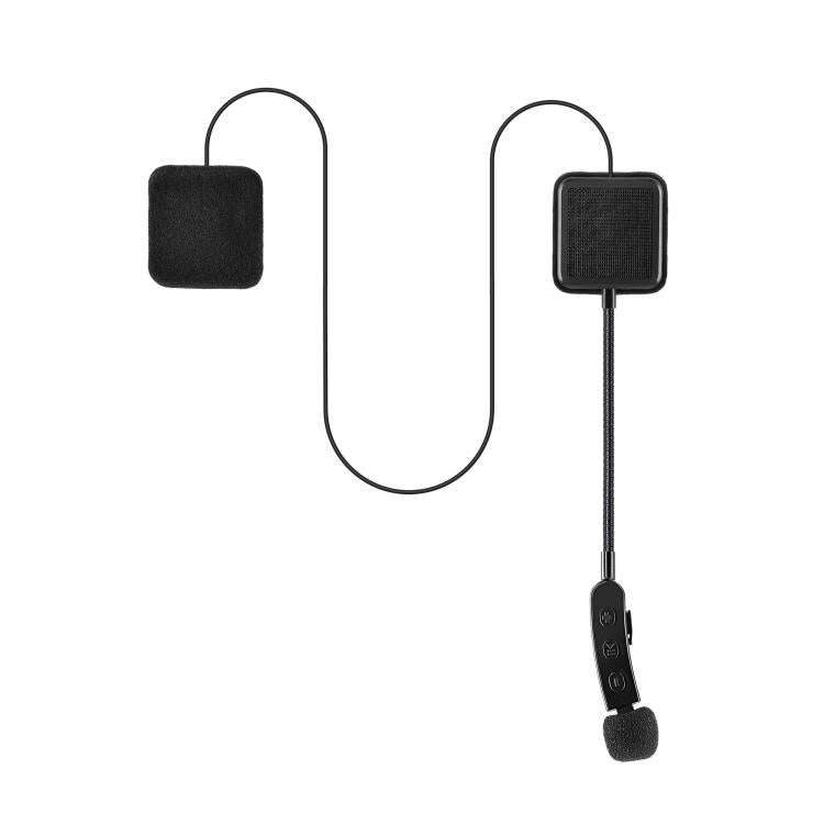 TW2S IPX5 Waterproof Noise Reduction Helmet Bluetooth Headset(Black)