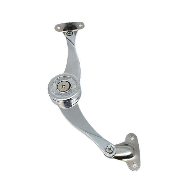 S-Shaped Mechanical Cabinet Wardrobe Door Randomly Stop Support Hinge Furniture Lift Up Flap Stay...