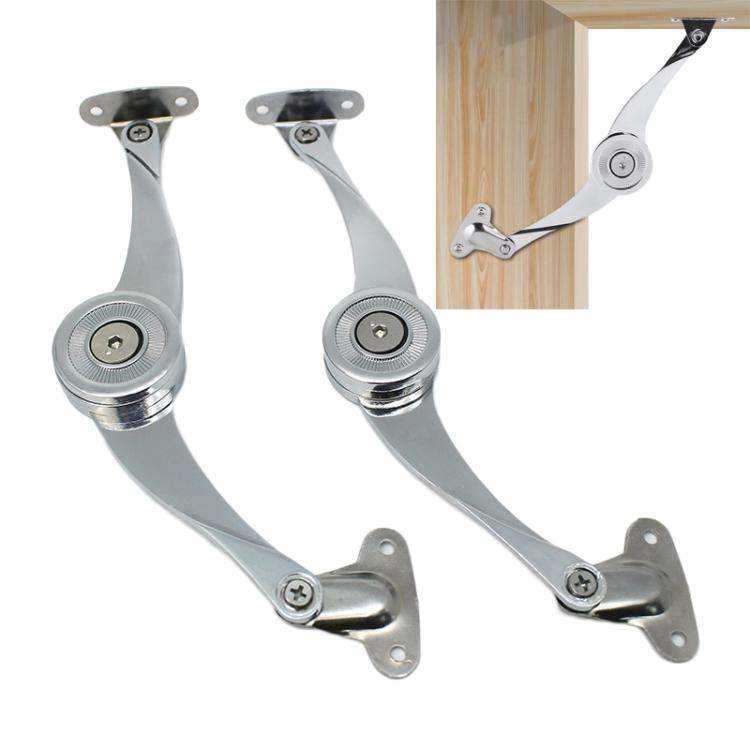 S-Shaped Mechanical Cabinet Wardrobe Door Randomly Stop Support Hinge Furniture Lift Up Flap Stay...