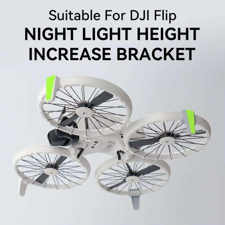 For DJI Flip RCSTQ Folding Detachable Luminous Booster Stand Drop and Scratch Resistant Protectiv...