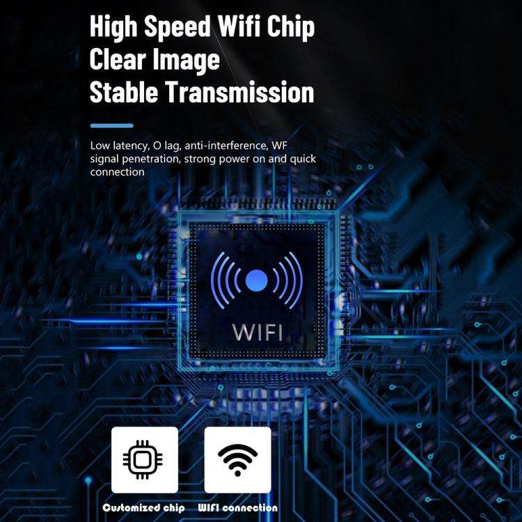 P3 LED Light WIFI Connection Smart Wireless Visual Ear Picker With APP(White)
