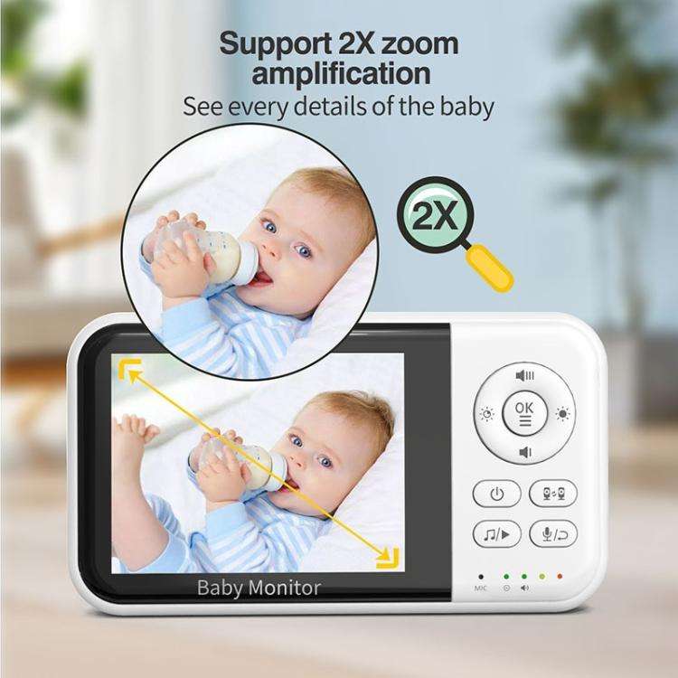 3.2 inch LCD Wireless Video Baby Monitor 2 Way Audio Talk Night Vision Surveillance Security Came...