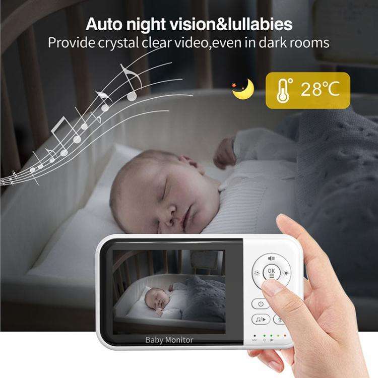 3.2 inch LCD Wireless Video Baby Monitor 2 Way Audio Talk Night Vision Surveillance Security Came...