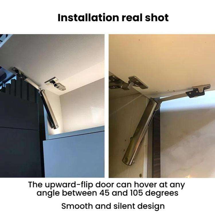 Randomly Stop Cabinet Door Upper Flap Support Rod Folding Spring Hinge Adjustable Pneumatic Rod