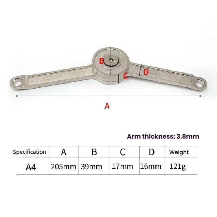 Randomly Stop Cabinet Wardrobe Door Support Hinge Adjustable Mechanical Up / Down Flap Door Suppo...
