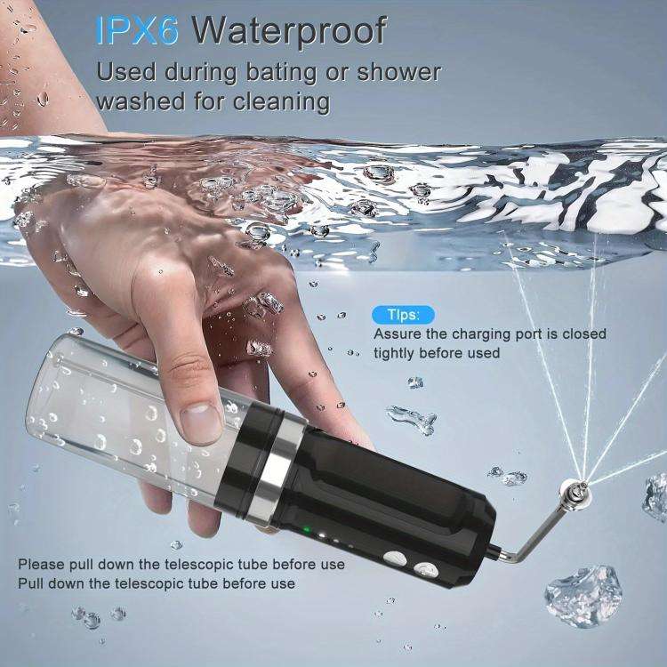 XE-06 Electric Ear Cleaner Ear Flusher Multifunctional Portable Ear Cleaner(Black)