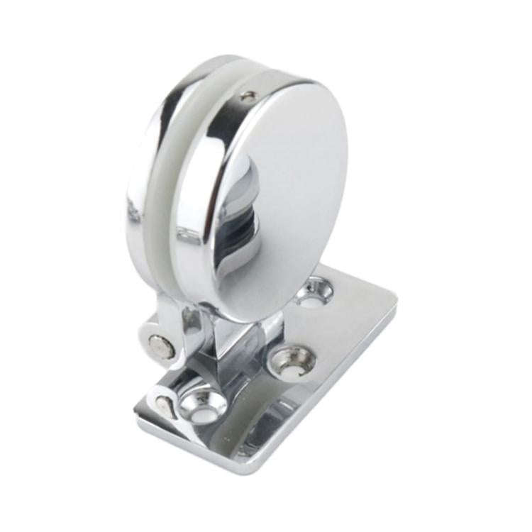 Frameless Glass Door Hinge Display Wine Cabinet 180 Degree Window Door Round Hinge, Spec: Single ...